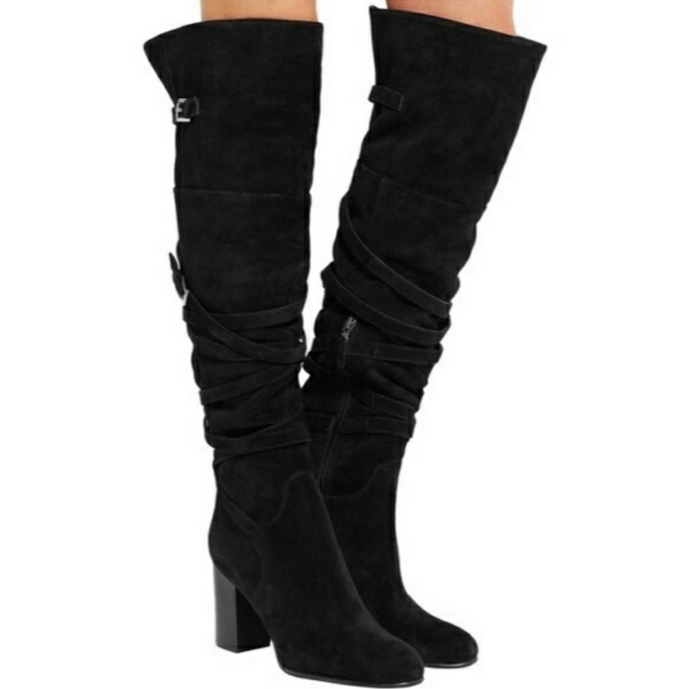 NEW! Sam Edelman Tall Sable Over The Knee Suede Boots - Size 9 🛵 - Picture 3 of 9